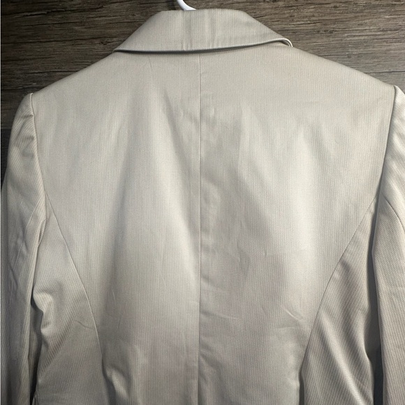 The Limited Cream Tan Blazer Jacket Tailored Fit Notched Lapels - Picture 12 of 15